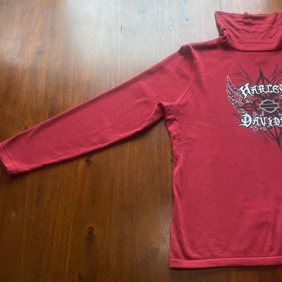 Harley Davidson Long Sleeve Turtle Neck Size 2XL - Picture 6 of 17